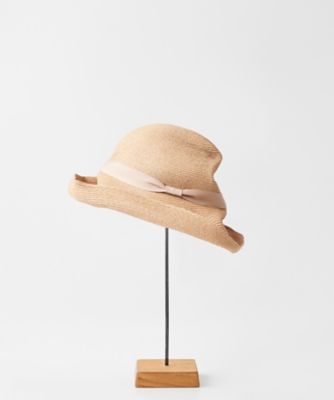 ＢＯＸＥＤ　ＨＡＴ　ペーパーアバカ　１１ｃｍ　ブリム　グログランリボン